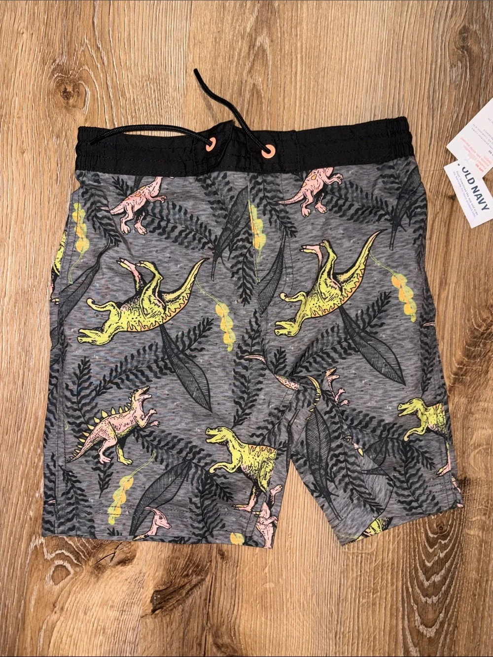 OFFERS OPEN! Boys medium size 8 swim trunks Old Navy Swim Shorts Dinosaur swim